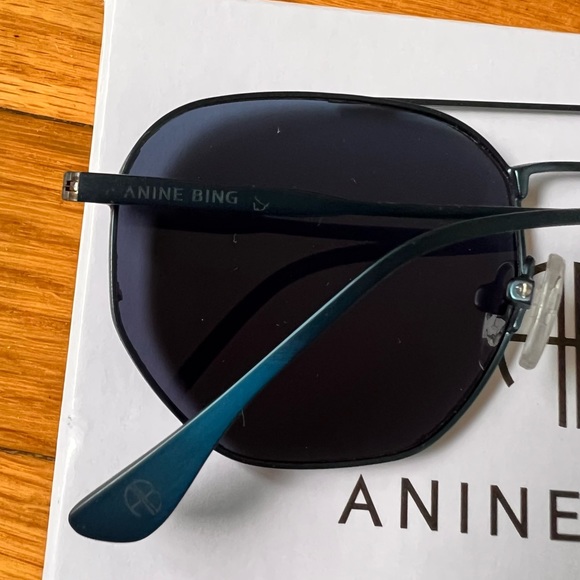NEW Anine Bing Hexagonal Sunglasses - Picture 2 of 2
